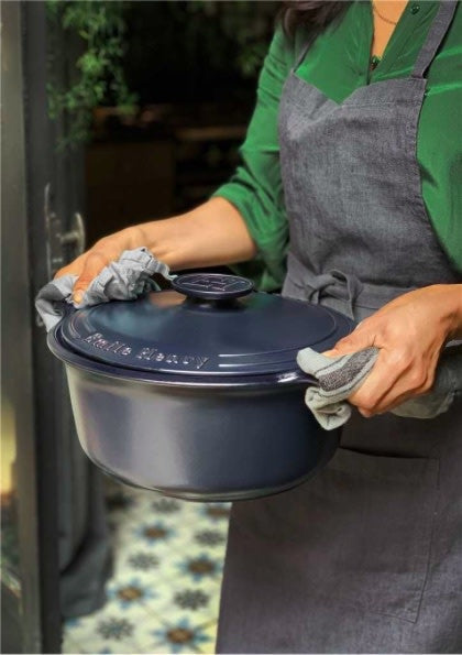 Emile Henry Sublime 5.3L Round Stewpot - Indigo