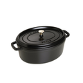 Staub Oval Cocotte 4.2L / 4.5-Qt Black