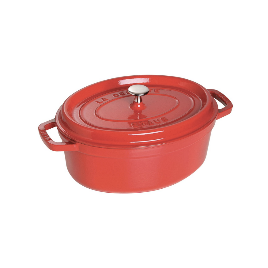 Staub Oval Cocotte 4.2L / 4.5-Qt Cherry