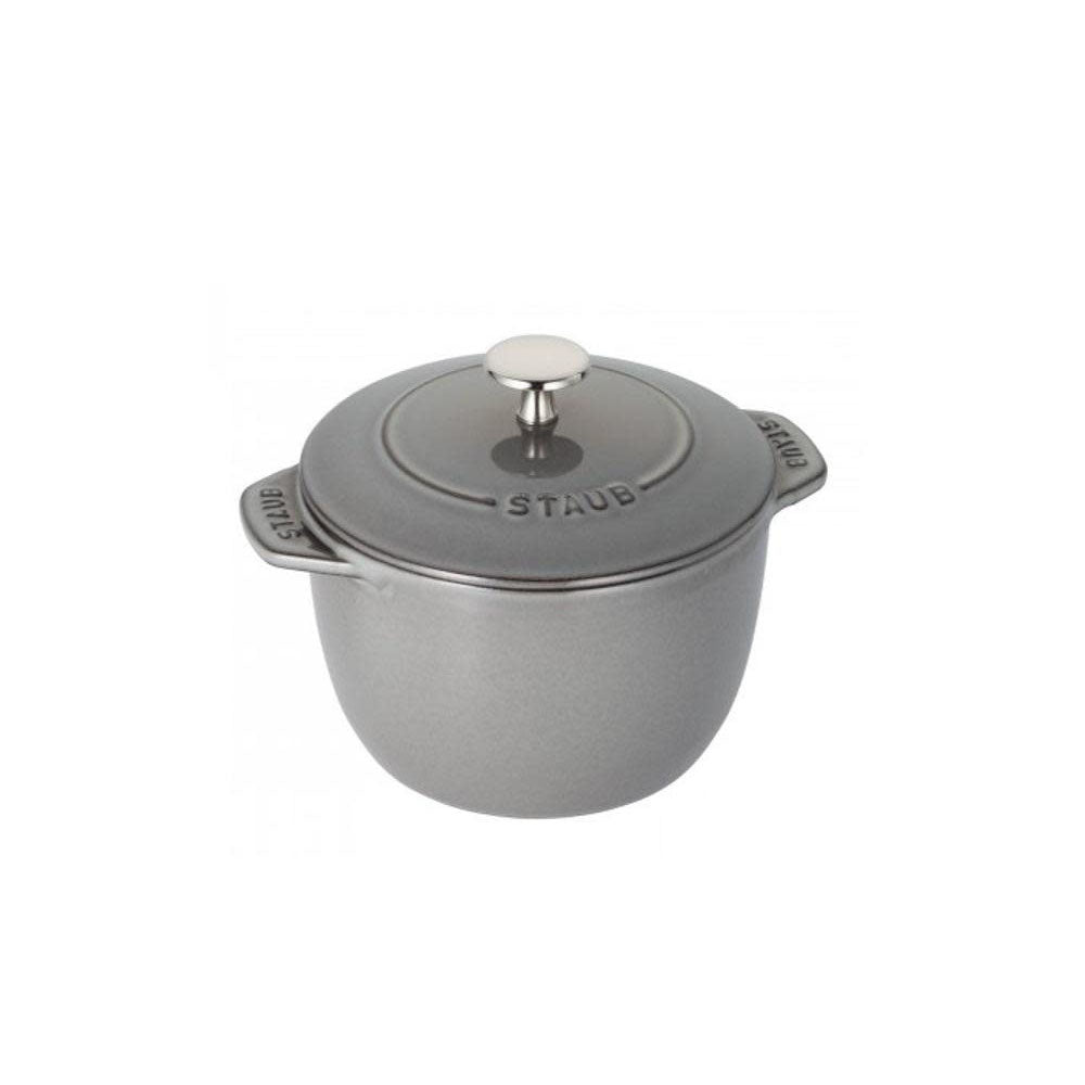 Staub Petite Round Cocotte 1.7L / 1.9-Qt Grey