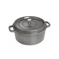 Staub Round Cocotte 5.2L / 5.5-Qt Graphite Grey