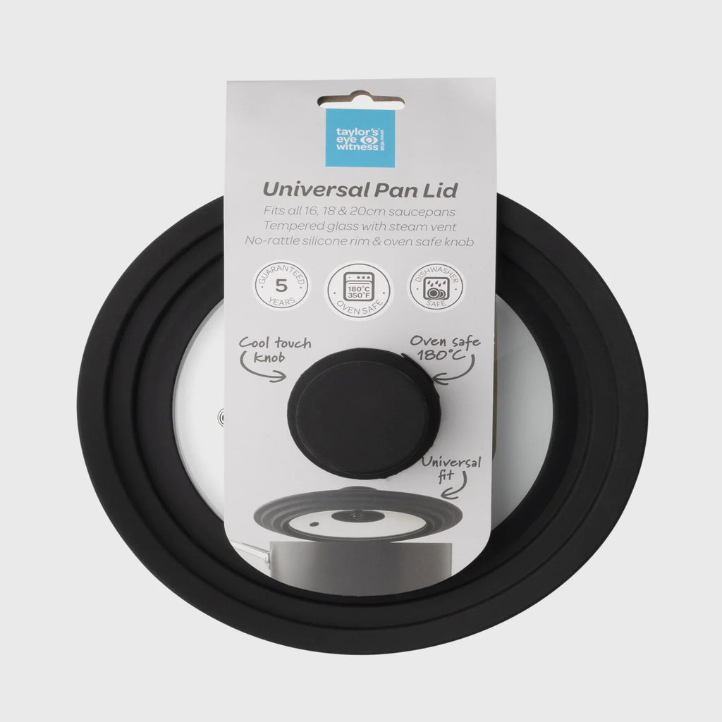 Glass Lid Universal 16/18/20cm Silicone Rim